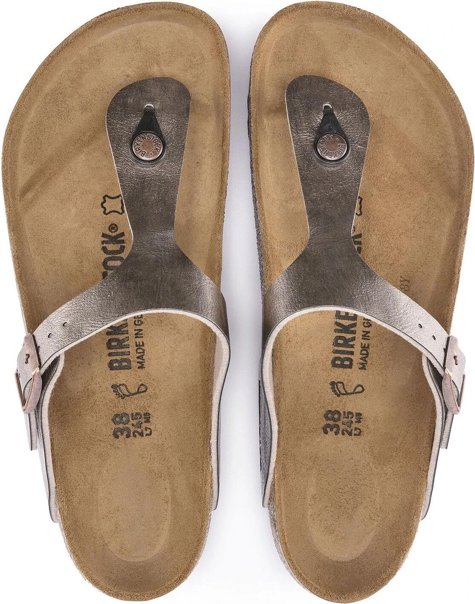 Birkenstock Gizeh BF Regular Dames Slippers - Graceful Taupe - Maat 38 16 Birkenstock Gizeh BF Regular Dames Slippers - Graceful Taupe - Maat 38 - Afbeelding 14