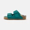 Birkenstock Arizona Kids Unisex - Muiltjes - Desert Soil/Dark Teal