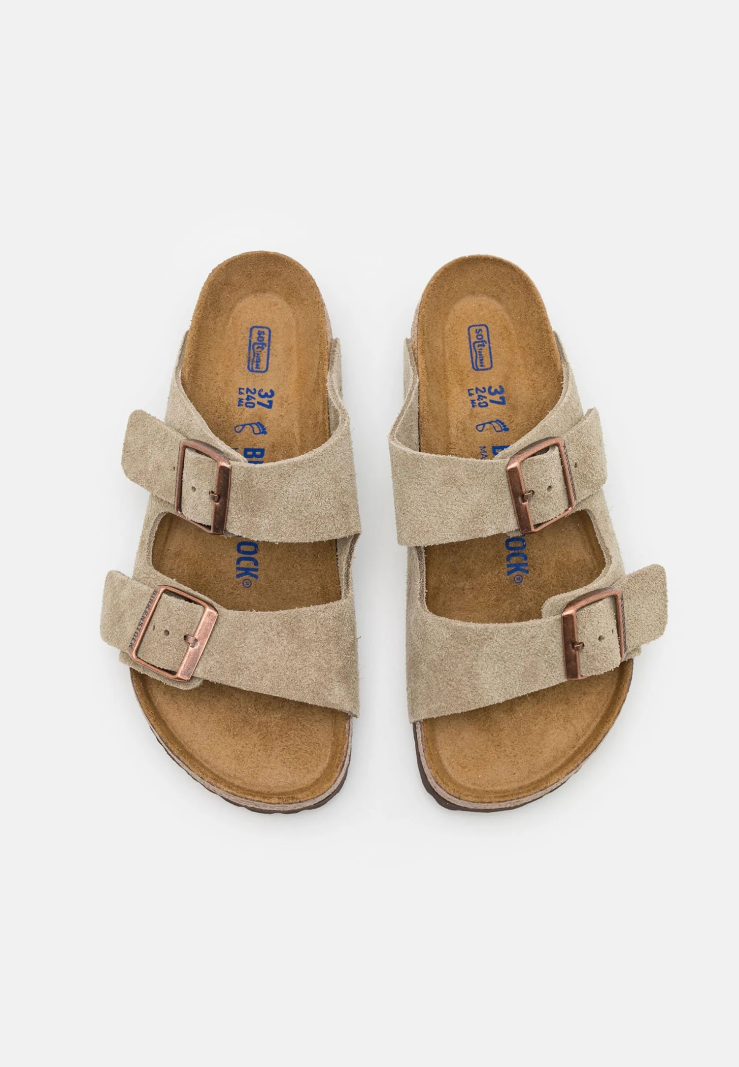 Birkenstock Arizona Soft Footbed Unisex - Pantoffels - Taupe 8 Birkenstock Arizona Soft Footbed Unisex - Pantoffels - Taupe - Afbeelding 6