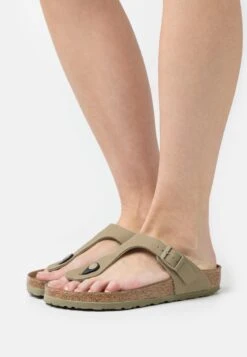 Birkenstock Gizeh Regular Fit - Teensandalen - Khaki