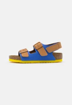 Birkenstock Milano Unisex - Sandalen - Caramel/Ultra Blue