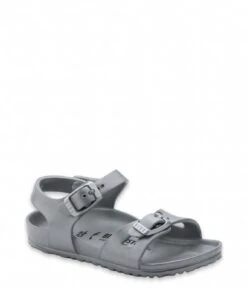 Birkenstock Rio Kids EVA Narrow Holiday Brights Metallic Silver