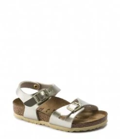 Birkenstock Rio Kids BF Electric Metallic Narrow Gold Colored