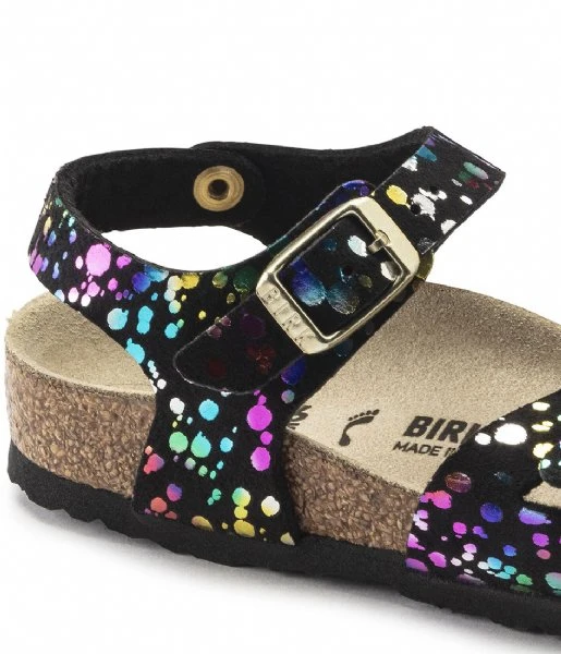 Birkenstock Rio Kids MF Confetti Pop Narrow Black 7 Birkenstock Rio Kids MF Confetti Pop Narrow Black - Afbeelding 5