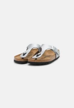 Birkenstock Gizeh Narrow Fit - Teensandalen - Silver -Birkenstock Winkel ca7fca5f087b4fbb8fae4116d77018e1