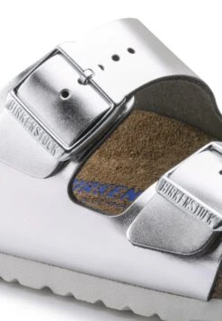Birkenstock Arizona Nl Sfb Regular - Pantoffels - Silver -Birkenstock Winkel d223d448b8e4429284e82e882037b28c
