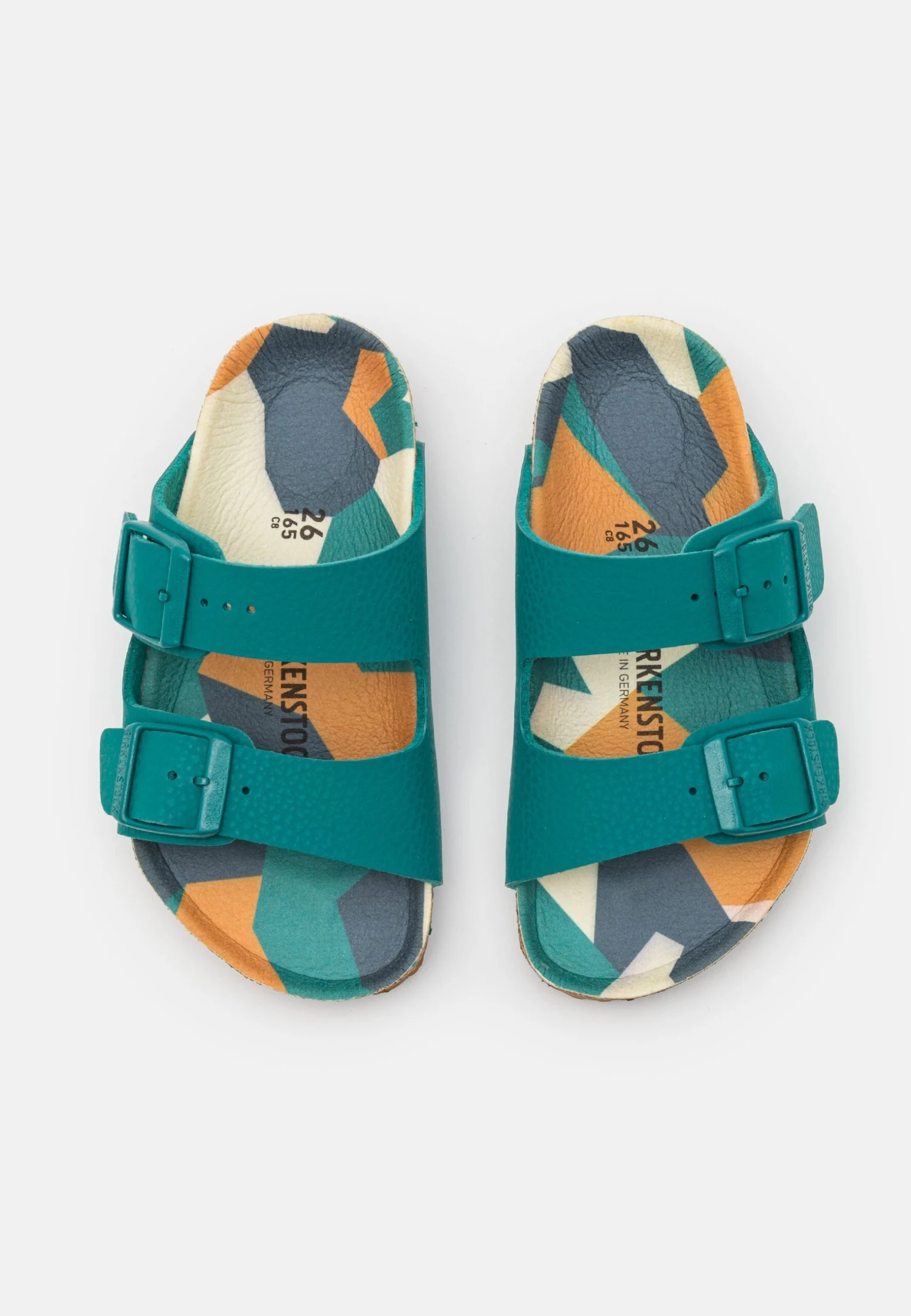 Birkenstock Arizona Kids Unisex - Muiltjes - Desert Soil/Dark Teal 6 Birkenstock Arizona Kids Unisex - Muiltjes - Desert Soil/Dark Teal - Afbeelding 4