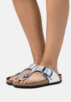Birkenstock Gizeh Lena - Teensandalen - Iridescent Silver