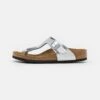 Birkenstock Gizeh- Teensandalen - Electric Metallic Silver -Birkenstock Winkel f958772bc9514ad0b14bf649cdedc87b